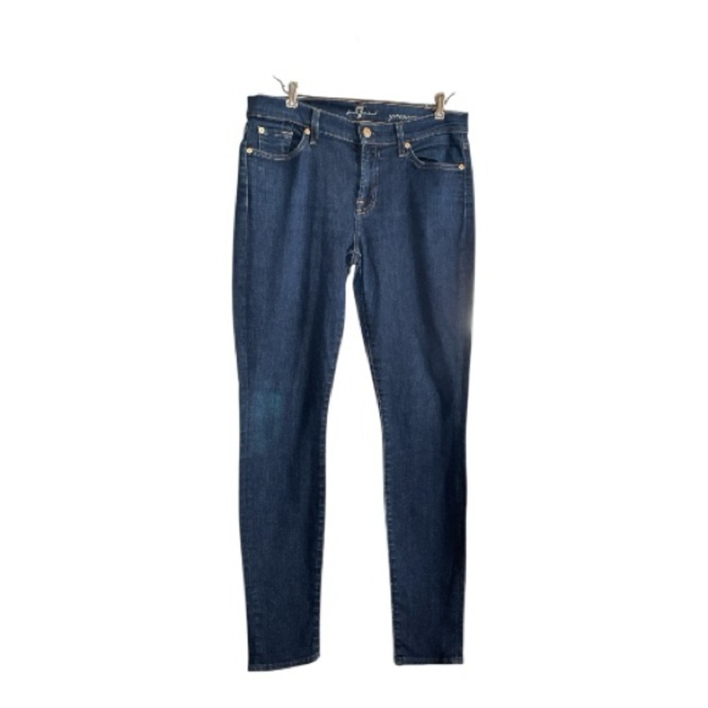 7 For All Mankind Gwenevere Indigo Skinny Jeans Size 29